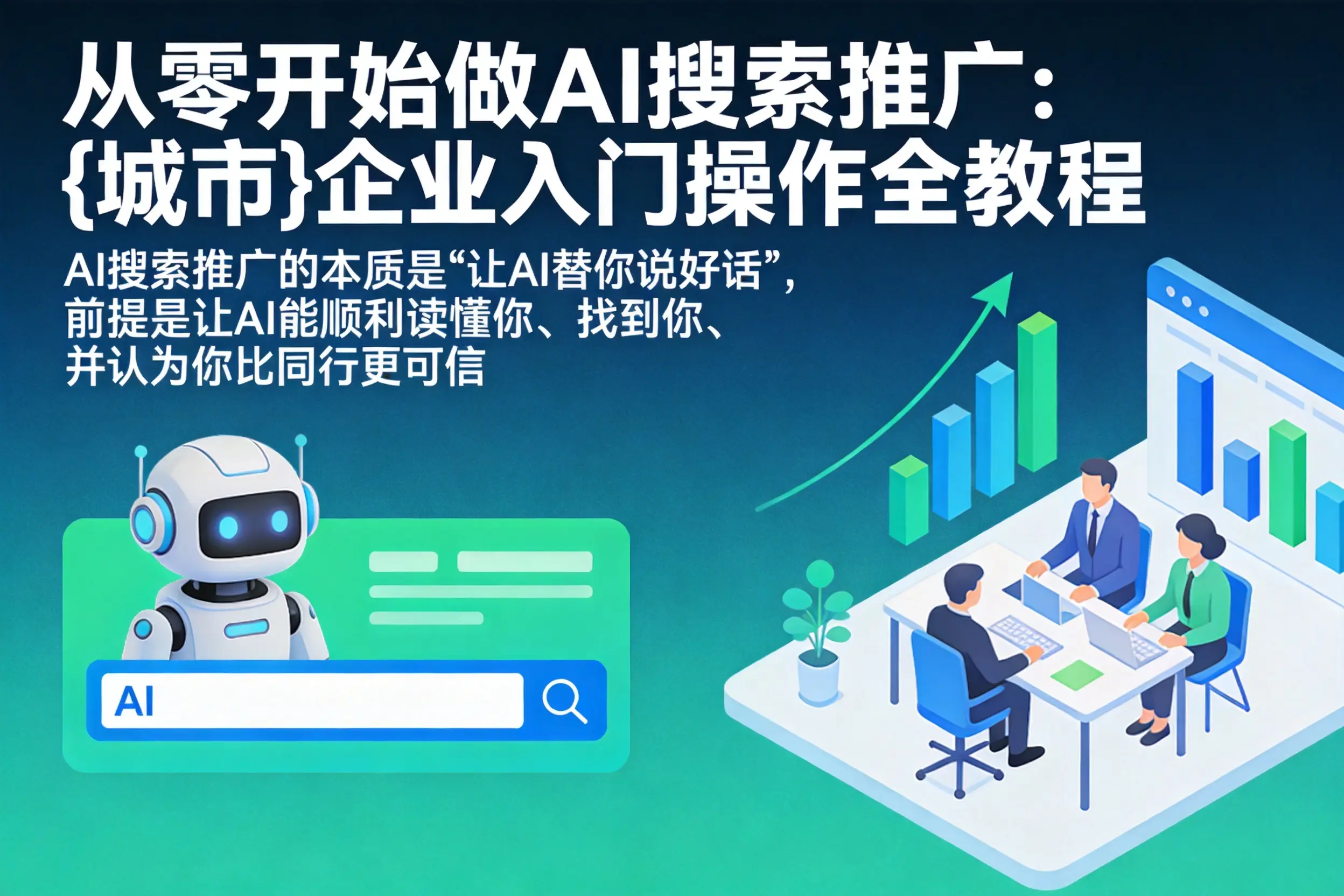 从零开始做AI搜索推广：朝阳企业入门操作全教程