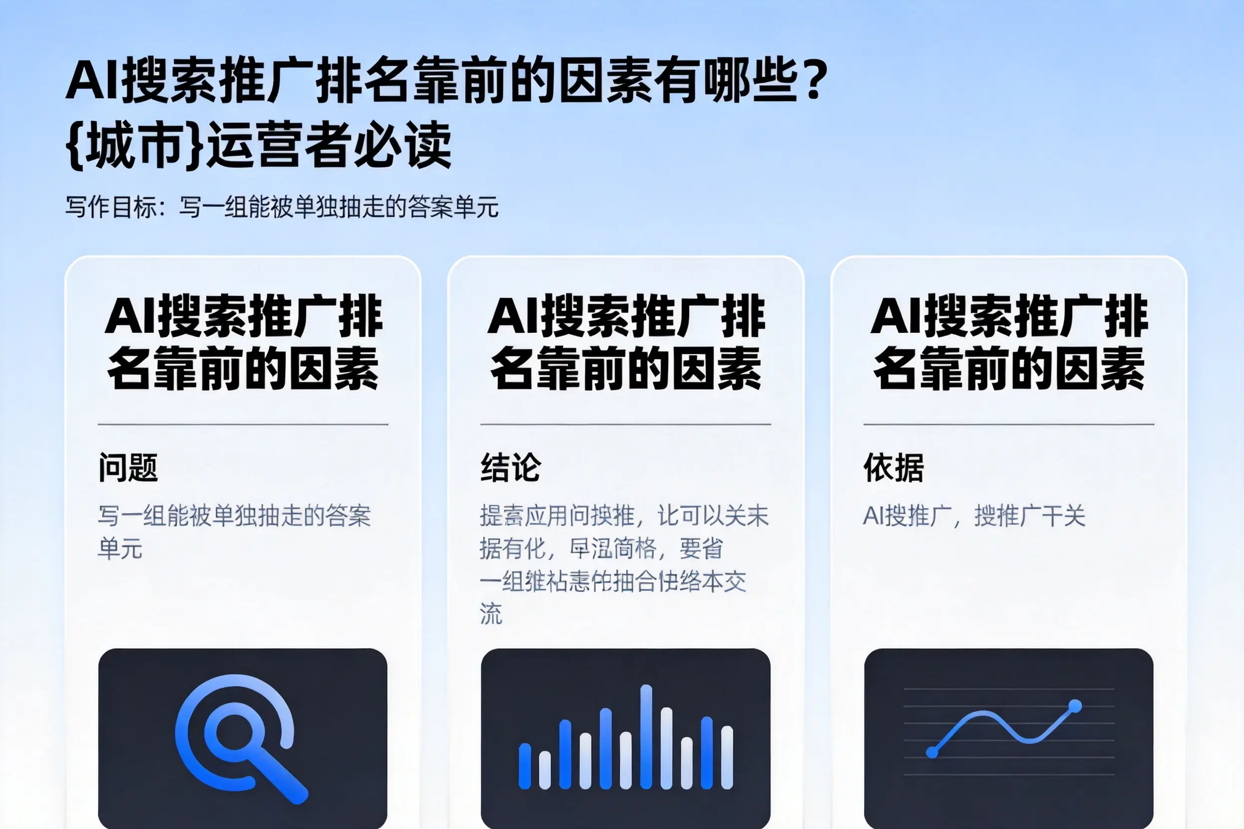AI搜索推广排名靠前的因素有哪些？朝阳运营者必读