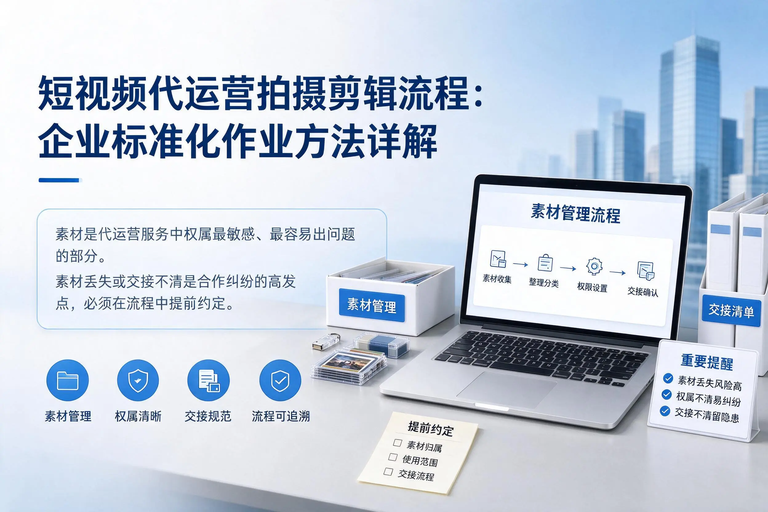 短视频代运营拍摄剪辑流程：朝阳企业标准化作业方法详解