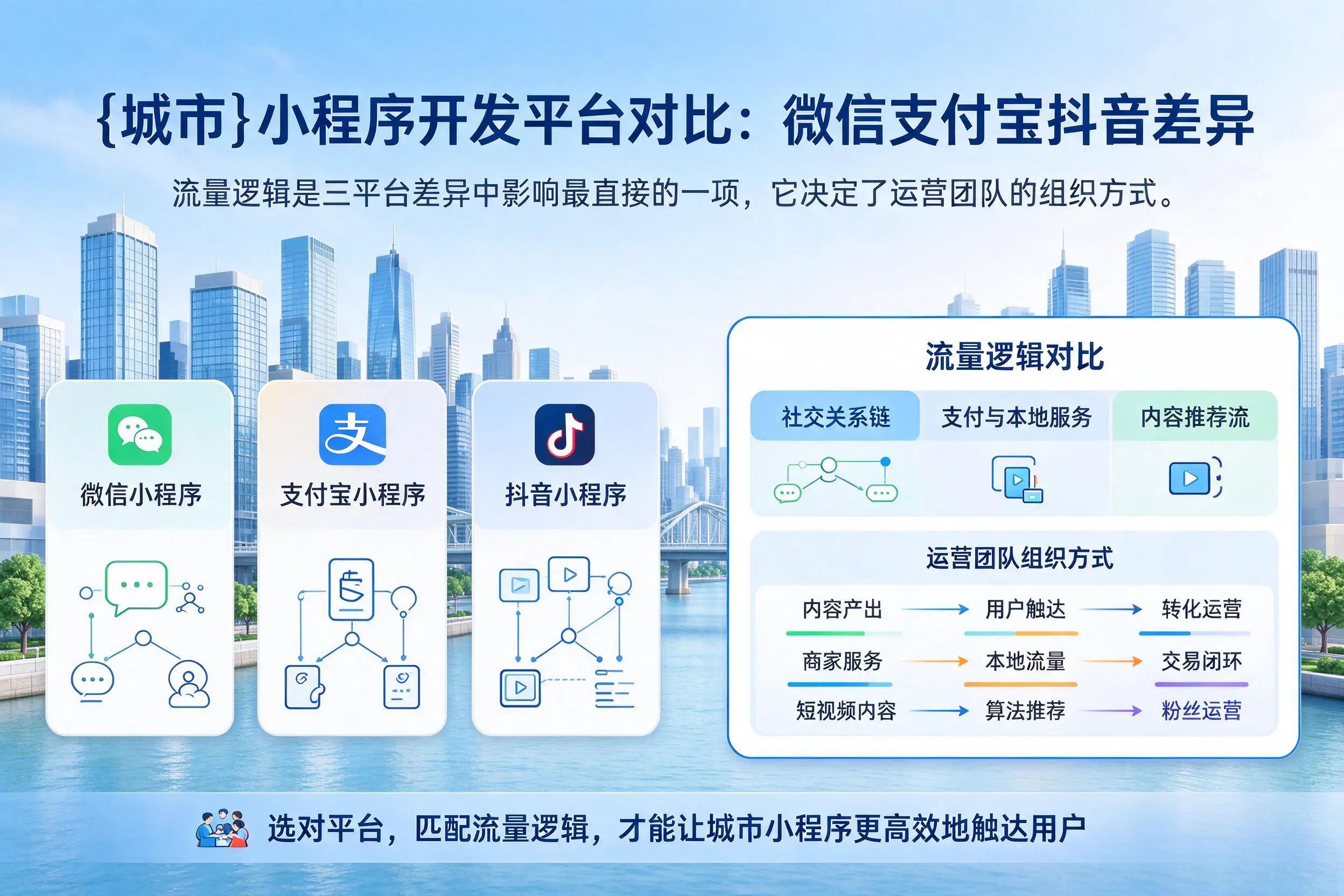 朝阳小程序开发平台对比：微信支付宝抖音差异