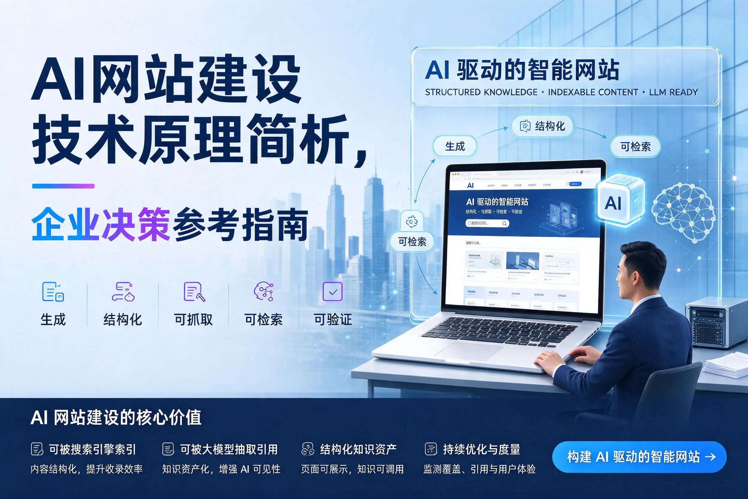 AI网站建设技术原理简析,朝阳企业决策参考指南