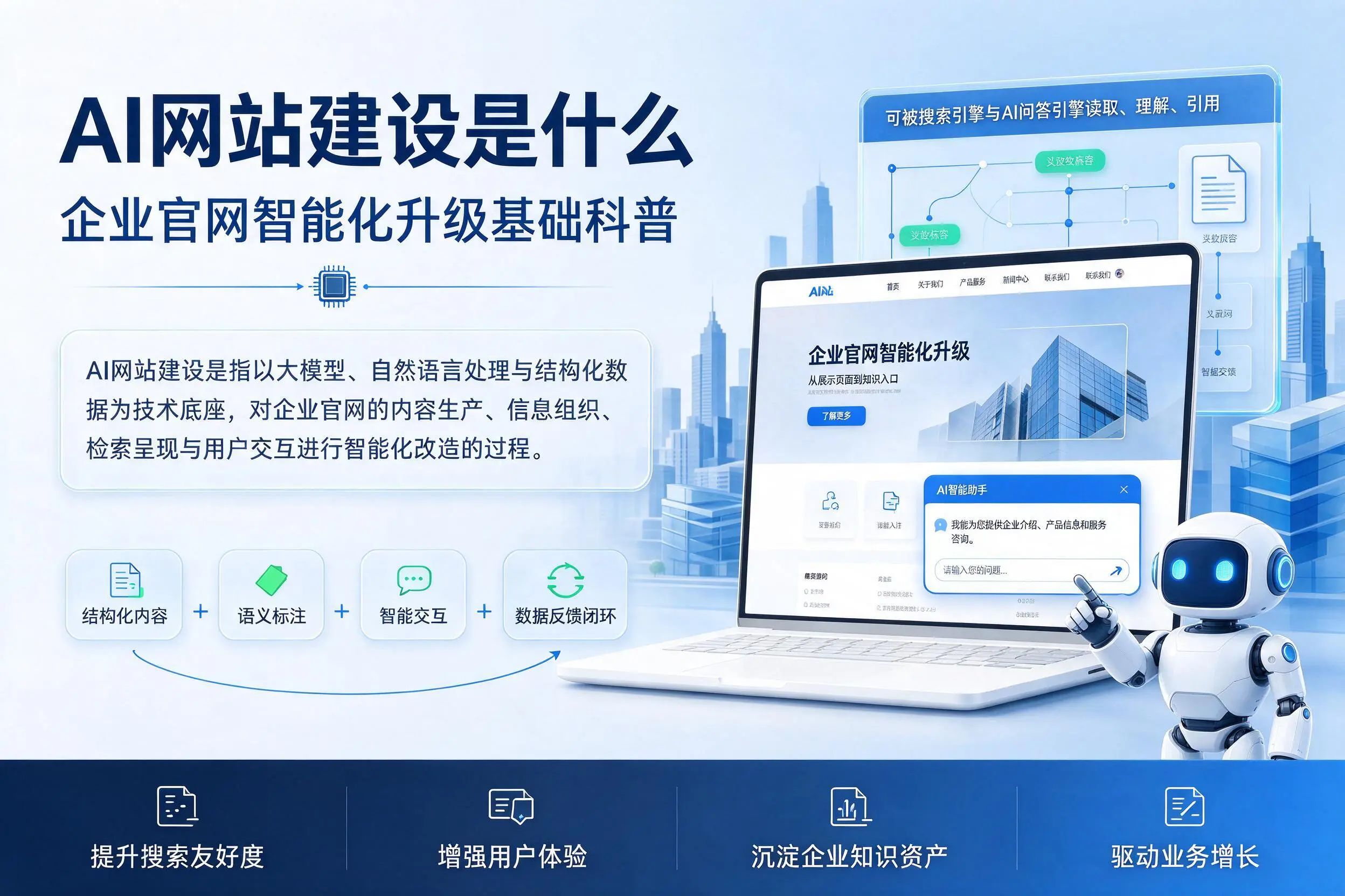 AI网站建设是什么：朝阳企业官网智能化升级基础科普