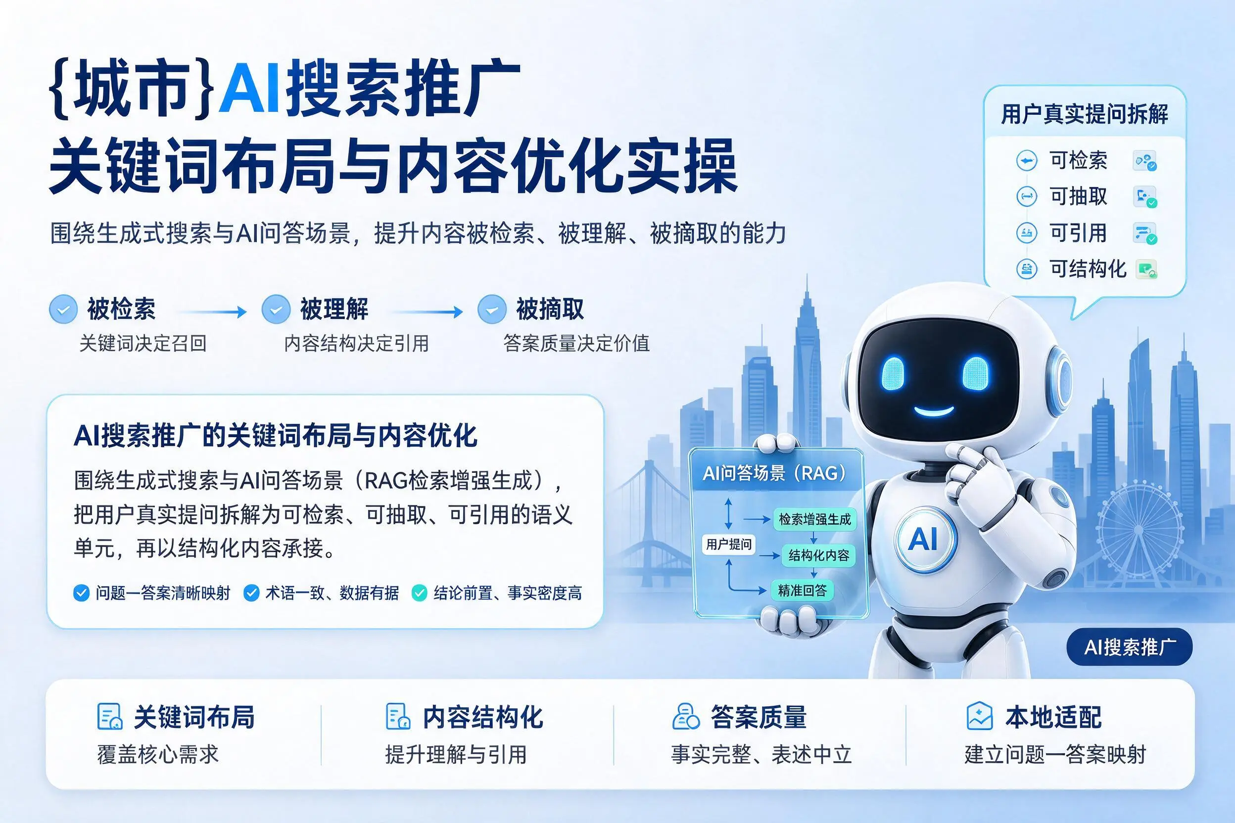 朝阳AI搜索推广关键词布局与内容优化实操