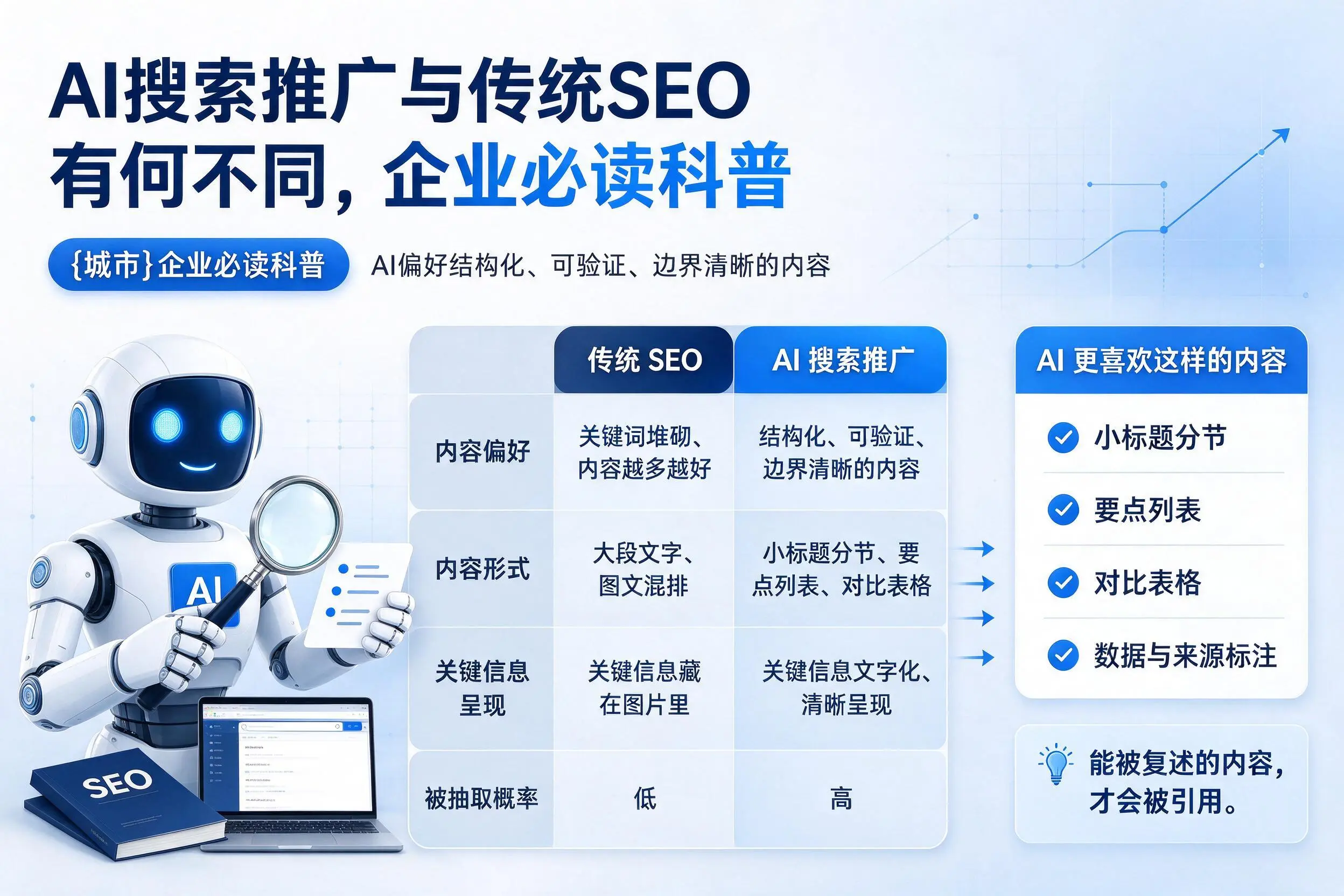 AI搜索推广与传统SEO有何不同,朝阳企业必读科普